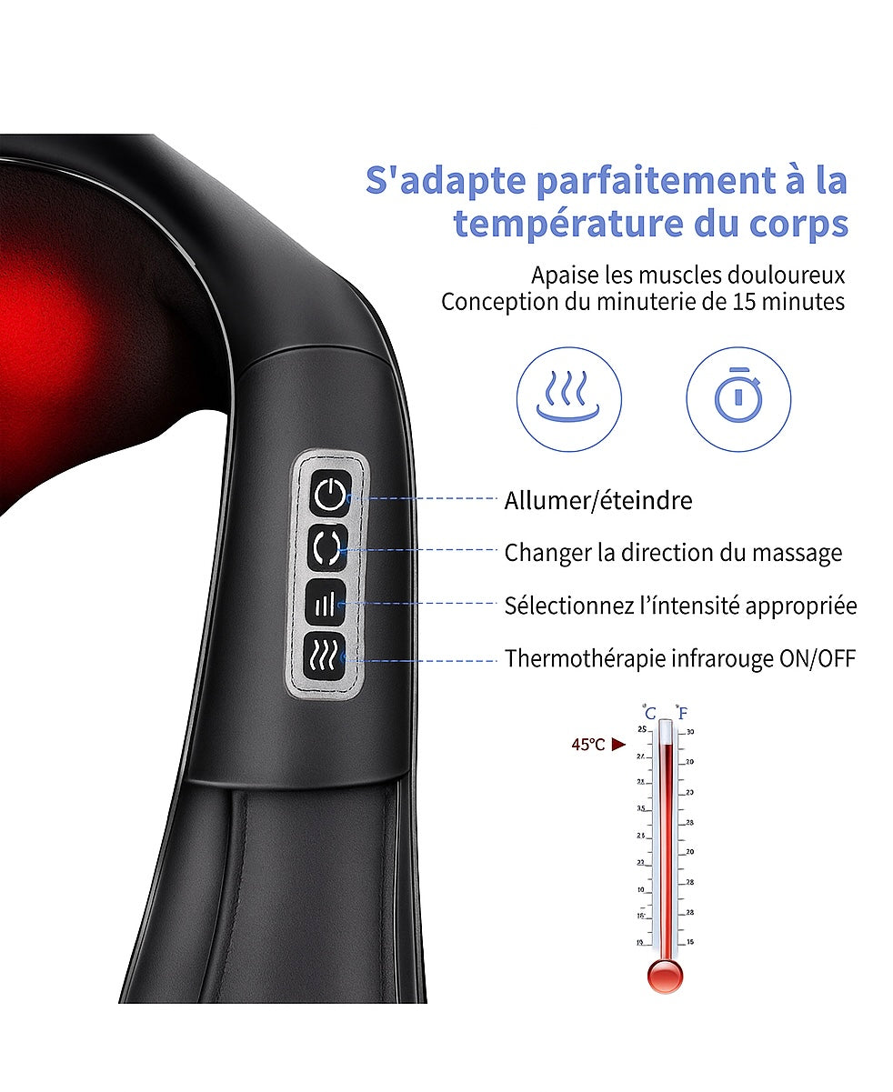 Masseur de dos Shiatsu